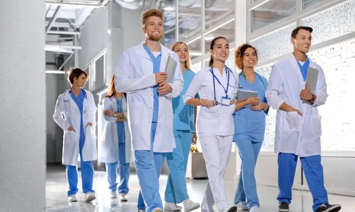 group-medical-students-college-hallway-143304567